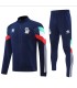 گرمکن شلوار تمام زیپ تیم ملی ایتالیا سورمه ای Italy full zip sweatpants