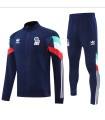 گرمکن شلوار تمام زیپ تیم ملی ایتالیا سورمه ای Italy full zip sweatpants