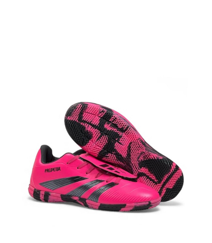 کفش فوتسال آدیداس پردیتور بلینگام صورتی مشکی Adidas Predator Bellingham Futsal Shoes
