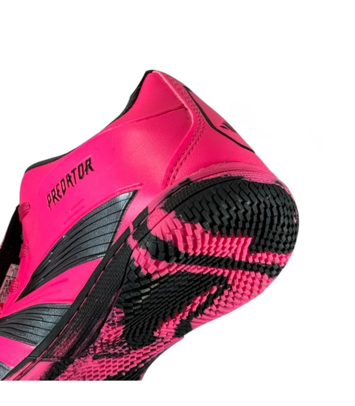 کفش فوتسال آدیداس پردیتور بلینگام صورتی مشکی Adidas Predator Bellingham Futsal Shoes