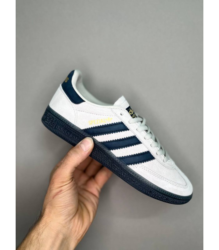 کفش پیاده روی آدیداس اسپیزال سفید سورمه ای Adidas Spezial Walking Shoes
