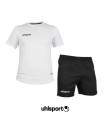 تیشرت و شورت یقه گرد کول مکث آلشپرت اورجینال سفید Uhlsport Round neck T-shirt and shorts