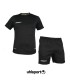 تیشرت و شورت یقه گرد کول مکث آلشپرت اورجینال مشکی Uhlsport Round neck T-shirt and shorts