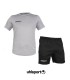 تیشرت و شورت یقه گرد کول مکث آلشپرت اورجینال طوسی Uhlsport Round neck T-shirt and shorts