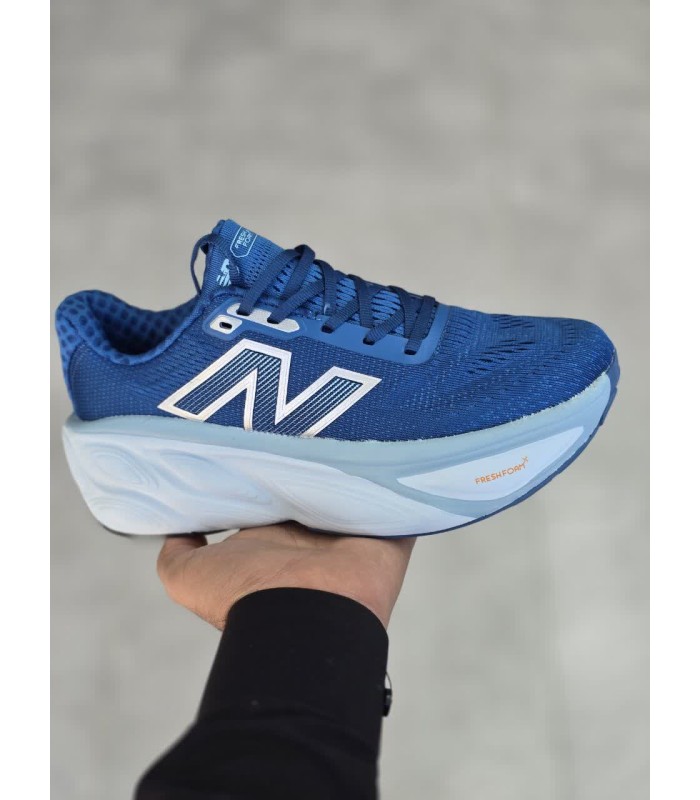 کفش پیاده روی مردانه نیوبالانس فرش فوم New Balance Fresh Foam X More v5 shoes Blue