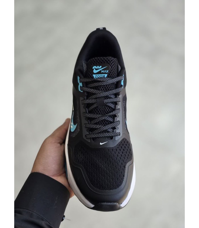 کفش پیاده روی مردانه نایک ایرمکس مشکی آبی Nike Air Max Super Zoom