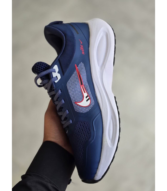کفش پیاده روی مردانه نایک ایرمکس سورمه ای Nike Air Max Super Zoom