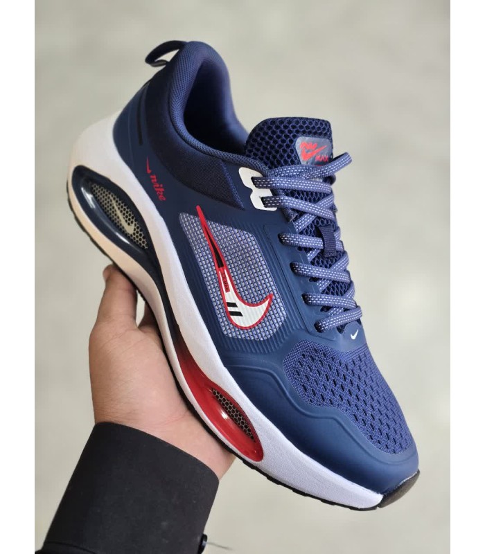 کفش پیاده روی مردانه نایک ایرمکس سورمه ای Nike Air Max Super Zoom