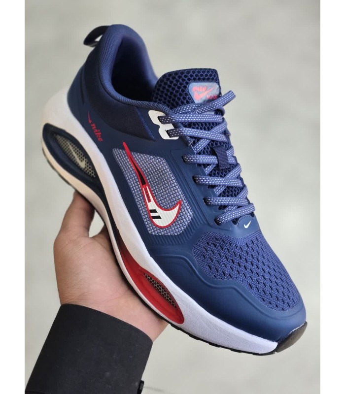 کفش پیاده روی مردانه نایک ایرمکس سورمه ای Nike Air Max Super Zoom