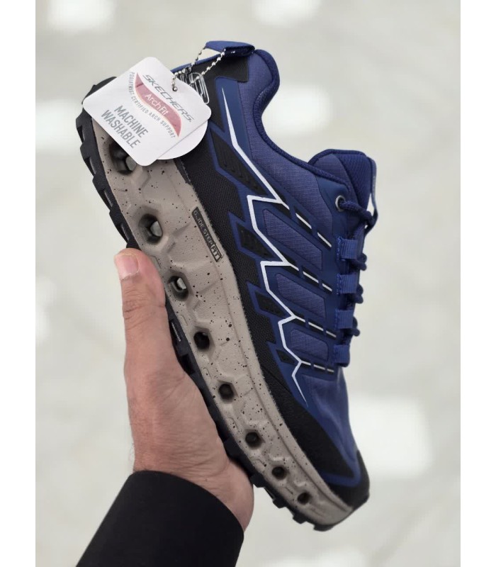 کفش پیاده روی مردانه طبی اسکیچرز Skechers Go Walk Arch-Fit NVY