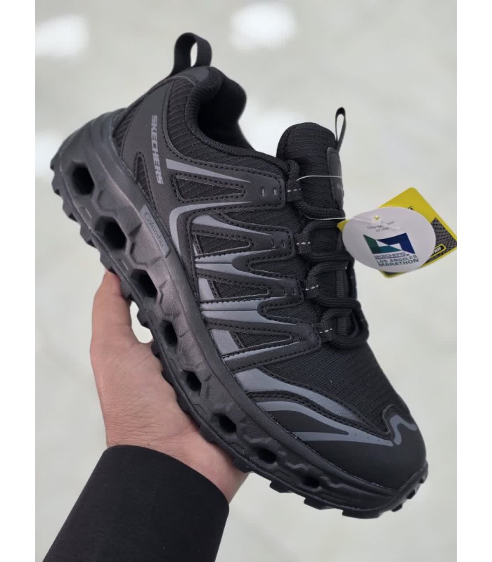 کفش پیاده روی مردانه طبی اسکیچرز Skechers Go GOGa Mat Black