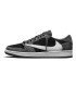 کفش بسکتبال نایک ایر جردن تراویس اسکات مشکی طوسی Nike Air Jordan 1 Low Travis Scott