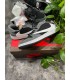 کفش بسکتبال نایک ایر جردن تراویس اسکات مشکی طوسی Nike Air Jordan 1 Low Travis Scott