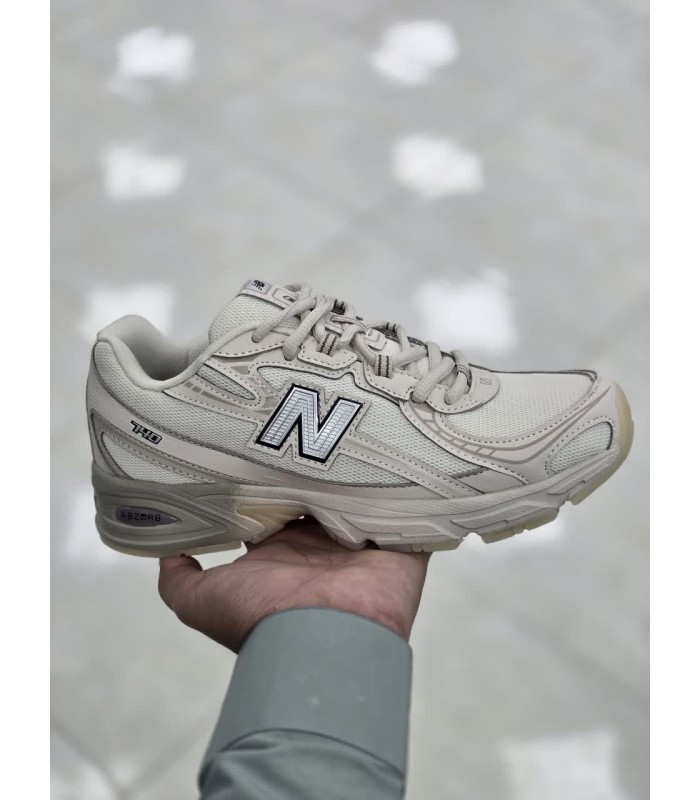 کفش پیاده روی مردانه نیوبالانس کرم New Balance Running shoes 740