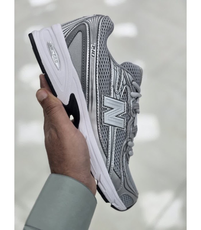 کفش پیاده روی مردانه نیوبالانس طوسی New Balance Running shoes 740 G