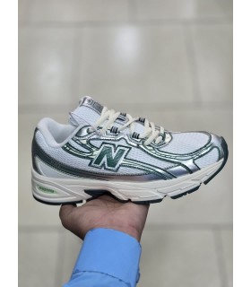 کفش پیاده روی مردانه نیوبالانس طوسی سبز New Balance Running shoes 740 G