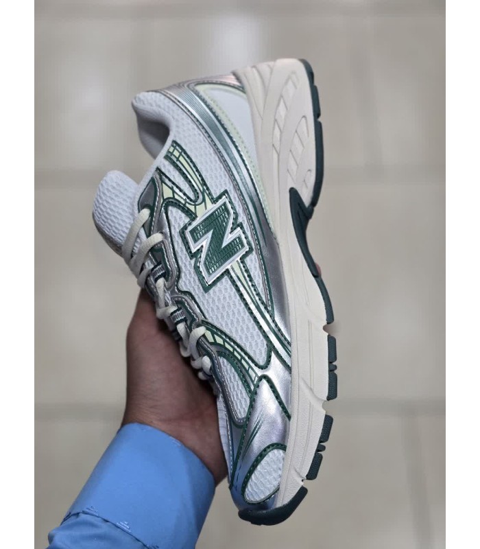 کفش پیاده روی مردانه نیوبالانس طوسی سبز New Balance Running shoes 740 G