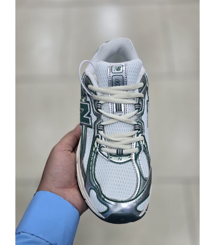 کفش پیاده روی مردانه نیوبالانس طوسی سبز New Balance Running shoes 740 G