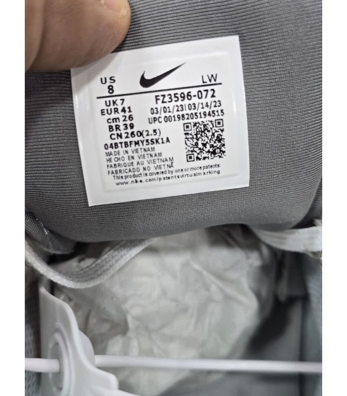 کفش پیاده روی نایک وی تو کی 5 طوسی آبی Nike V2k 5 Gray Blue