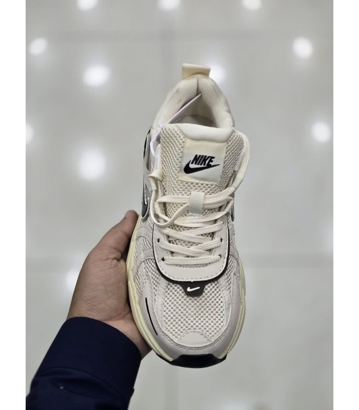 کفش پیاده روی نایک وی تو کی 5 کرم مشکی Nike V2k 5 Cream Black