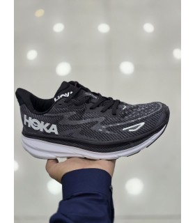 کفش پیاده روی مردانه هوکا کلیفتون 9 مشکی سفید Hoka Clifton 9 Shoes Black White