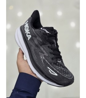 کفش پیاده روی مردانه هوکا کلیفتون 9 مشکی سفید Hoka Clifton 9 Shoes Black White
