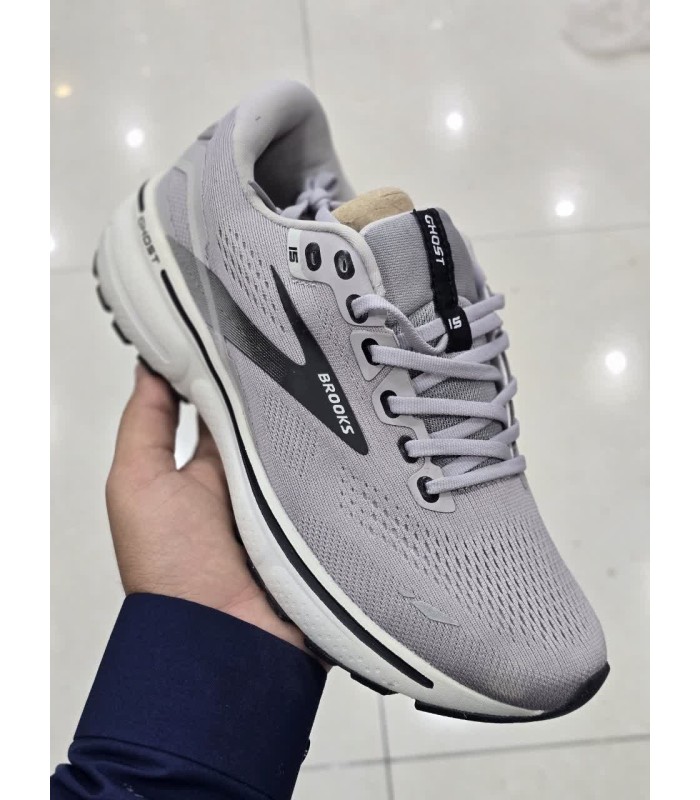 کفش پیاده روی بروکس گوست 15 Brooks Ghost 15 Athletic Gray