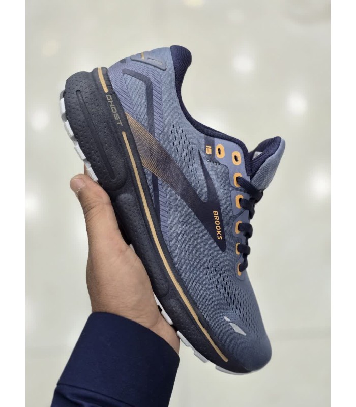 کفش پیاده روی بروکس گوست 15 Brooks Ghost 15 Athletic Gray Black