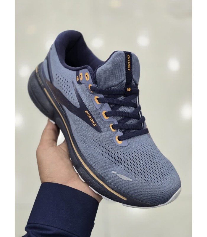کفش پیاده روی بروکس گوست 15 Brooks Ghost 15 Athletic Gray Black
