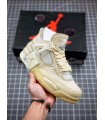 کفش بسکتبال نایک ایر جردن ۴ آف وایت Nike air Jordan 4 off-white cream (sail)
