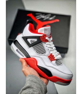 کفش بسکتبال نایک ایر جردن ۴ اولدفایر Nike air jordan 4 old fire