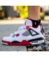 کفش بسکتبال نایک ایر جردن ۴ اولدفایر Nike air jordan 4 old fire