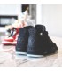 کفش بسکتبال نایک ایر جردن ۴ کواز مشکی Nike air Jordan 4 kaws black suede