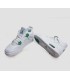 کفش بسکتبال نایک ایر جردن ۴ سفید سبز Nike air jordan 4 white and green
