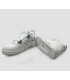 کفش بسکتبال نایک ایر جردن ۴ سفید Nike air Jordan 4 white and silver