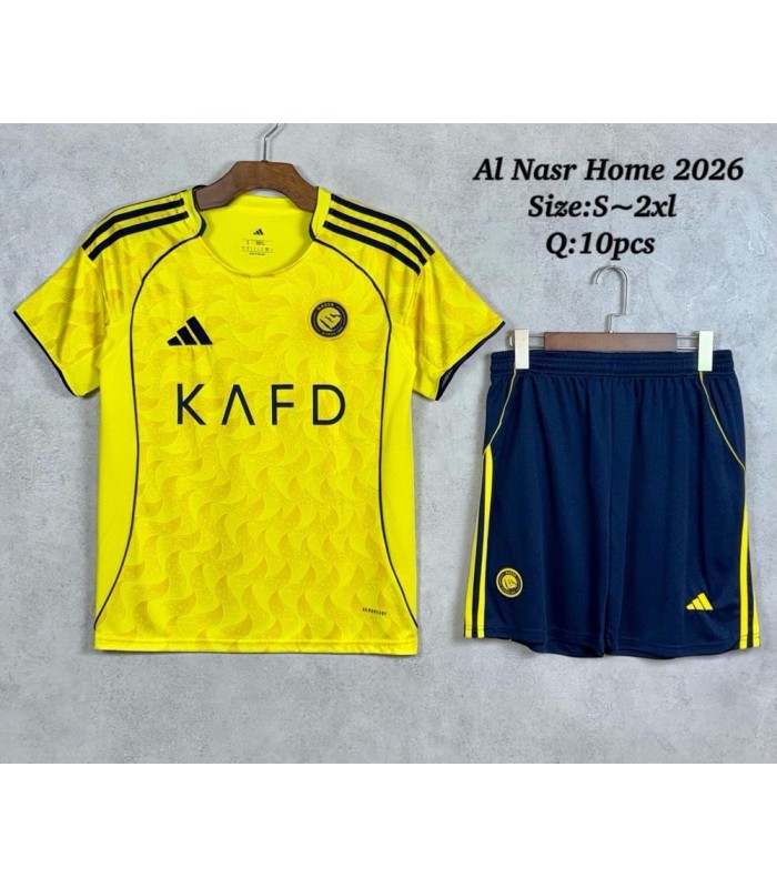 کیت و شورت اول النصر Al Nasr Home 2026 With Short