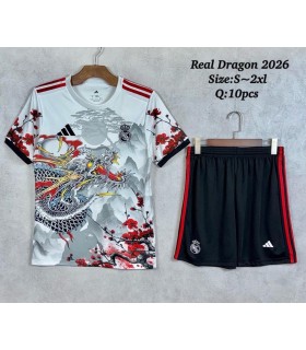 تیشرت و شورت کانسپت دراگون رئال مادرید Real Madrid Kit 2026
