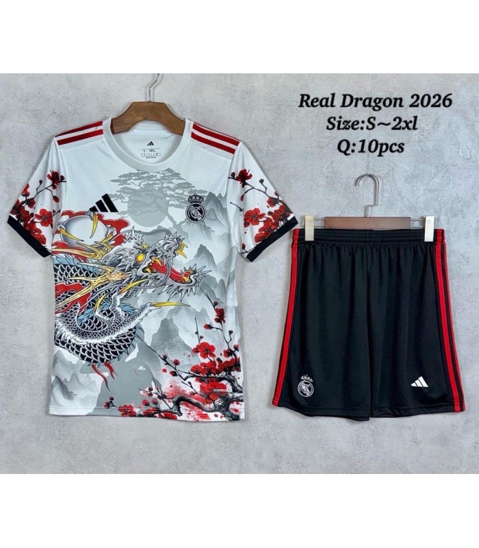 تیشرت و شورت کانسپت دراگون رئال مادرید Real Madrid Kit 2026