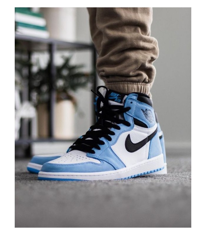 نایک ایر جردن وان ساقدار Nike Air Jordan 1 Retro High OG University Blue