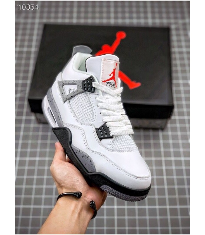 کفش بسکتبال نایک ایر جردن 4 طرح اصلی Nike Air Jordan 4 Retro "Military Black" WB