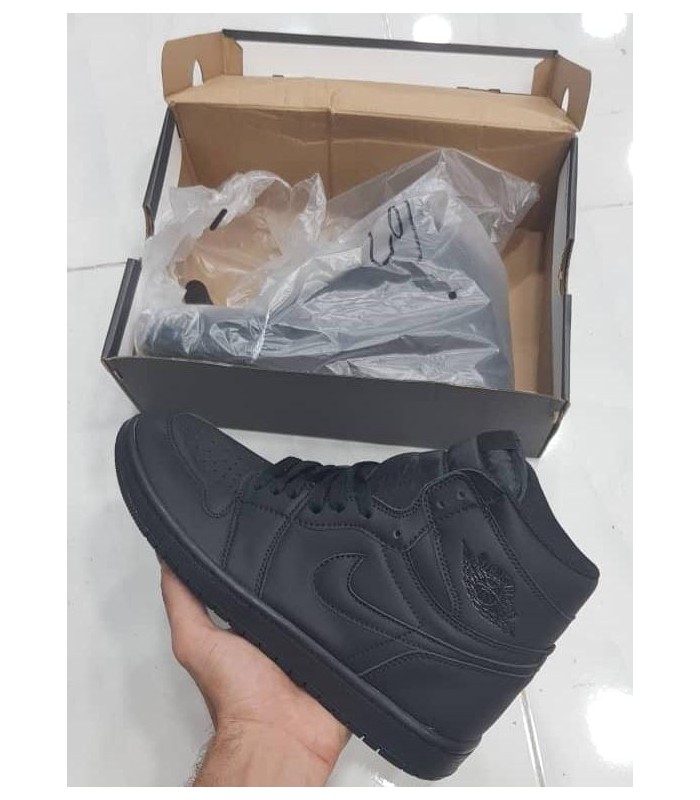 کفش پیاده روی نایک ایر جردن وان ساقدار Nike AIR JORDAN 1 MID Black