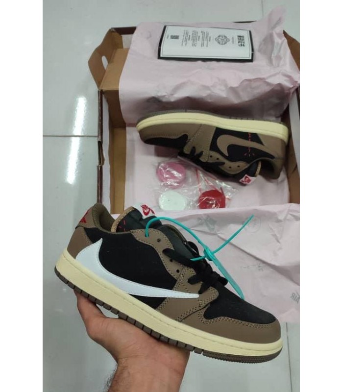 کفش پیاده روی نایک جردن وان تراویس اسکات بدون ساق Nike Jordan low travis
