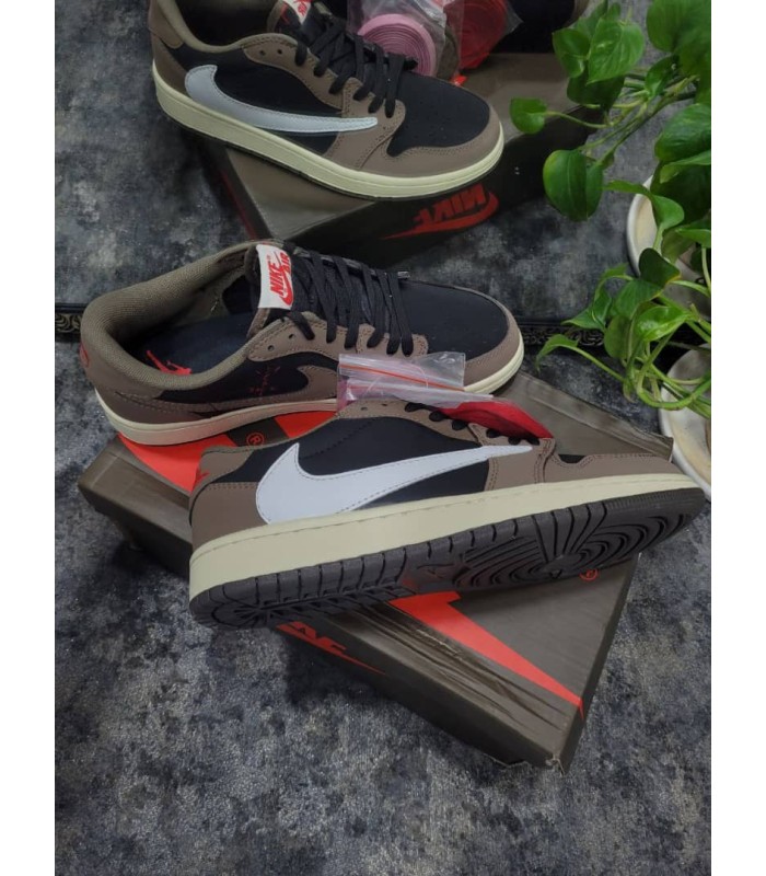 کفش پیاده روی نایک جردن وان تراویس اسکات بدون ساق Nike Jordan low travis