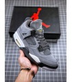 کفش بسکتبال نایک جردن 4 خاکستری Nike air jordan 4 grey