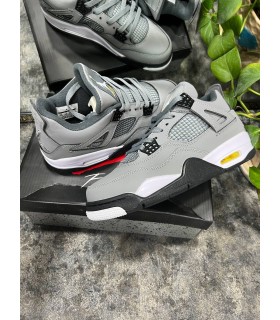 کفش بسکتبال نایک جردن 4 خاکستری Nike air jordan 4 grey