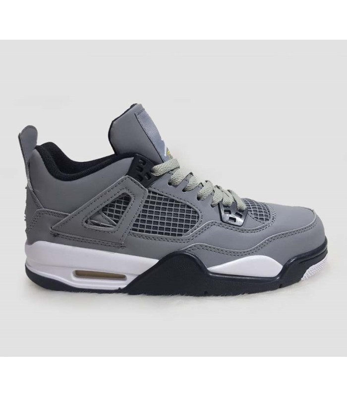 کفش بسکتبال نایک جردن 4 خاکستری Nike air jordan 4 grey