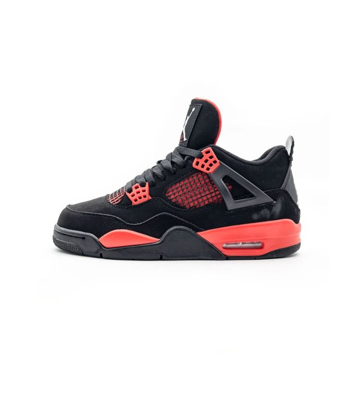 کفش بسکتبال نایک ایر جردن ۴ مشکی Nike air jordan 4 black red