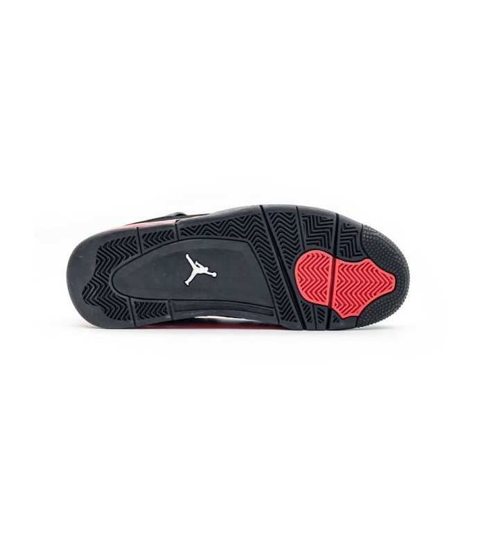 کفش بسکتبال نایک ایر جردن ۴ مشکی Nike air jordan 4 black red