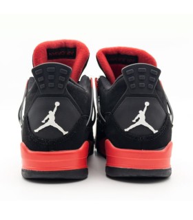 کفش بسکتبال نایک ایر جردن ۴ مشکی Nike air jordan 4 black red