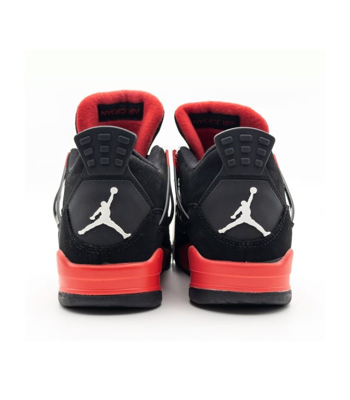 کفش بسکتبال نایک ایر جردن ۴ مشکی Nike air jordan 4 black red